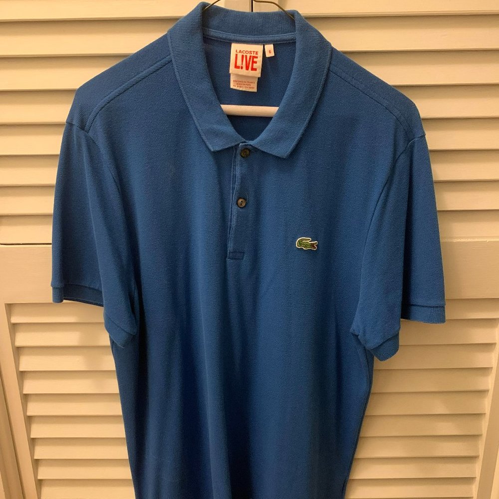 Lacoste Polo Shirt (Blue - Medium Classic Fit)